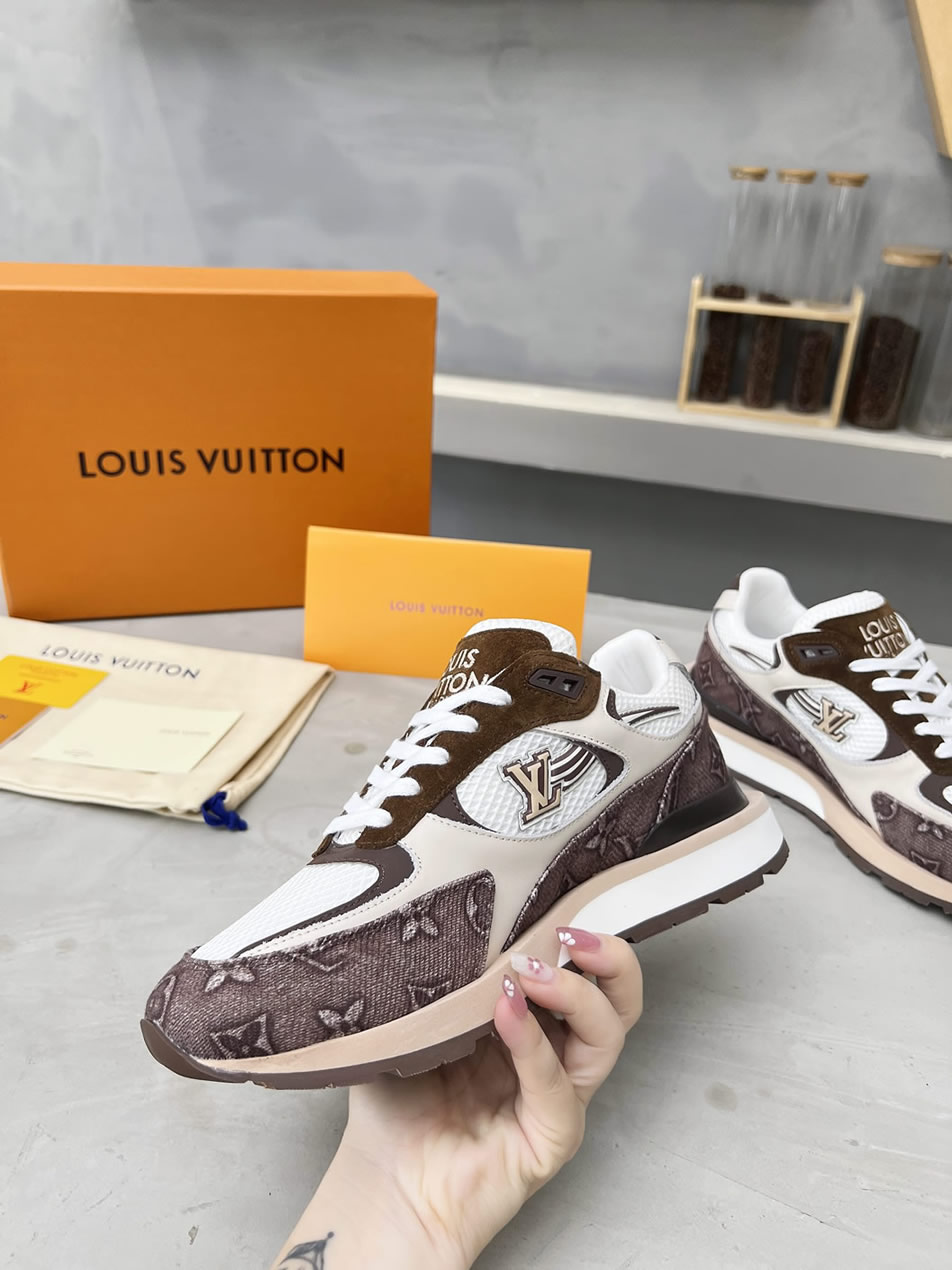 ルイ・ヴィトン ランナウェイ・ライン スニーカー ブラウン shoes555 - 画像 (6)