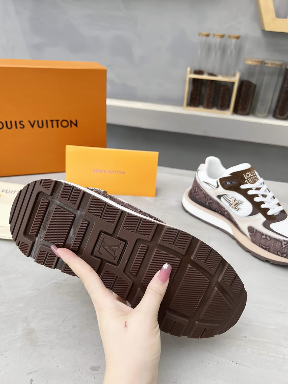 ルイ・ヴィトン ランナウェイ・ライン スニーカー ブラウン shoes555 - 画像 (9)