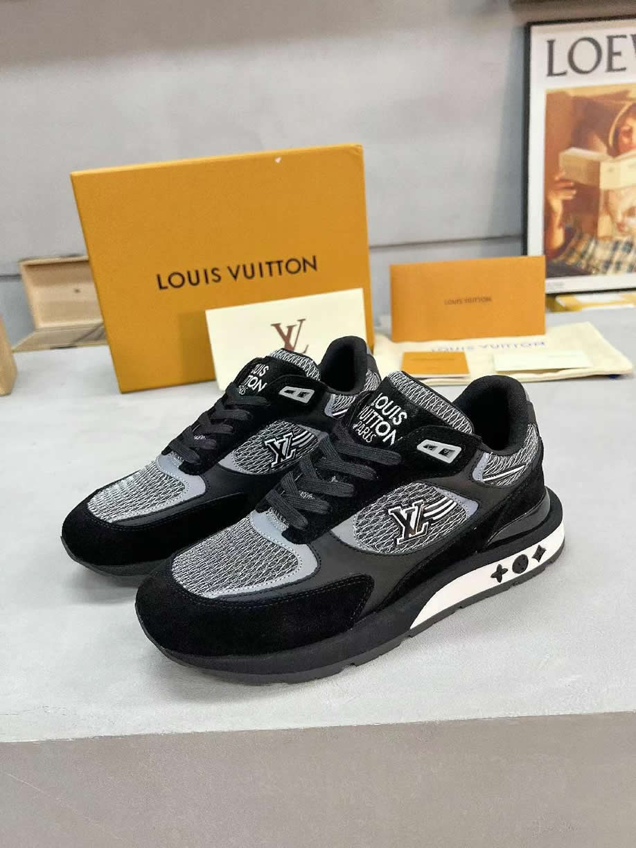 ルイ・ヴィトン ランナウェイ・ライン スニーカー ブラック shoes557