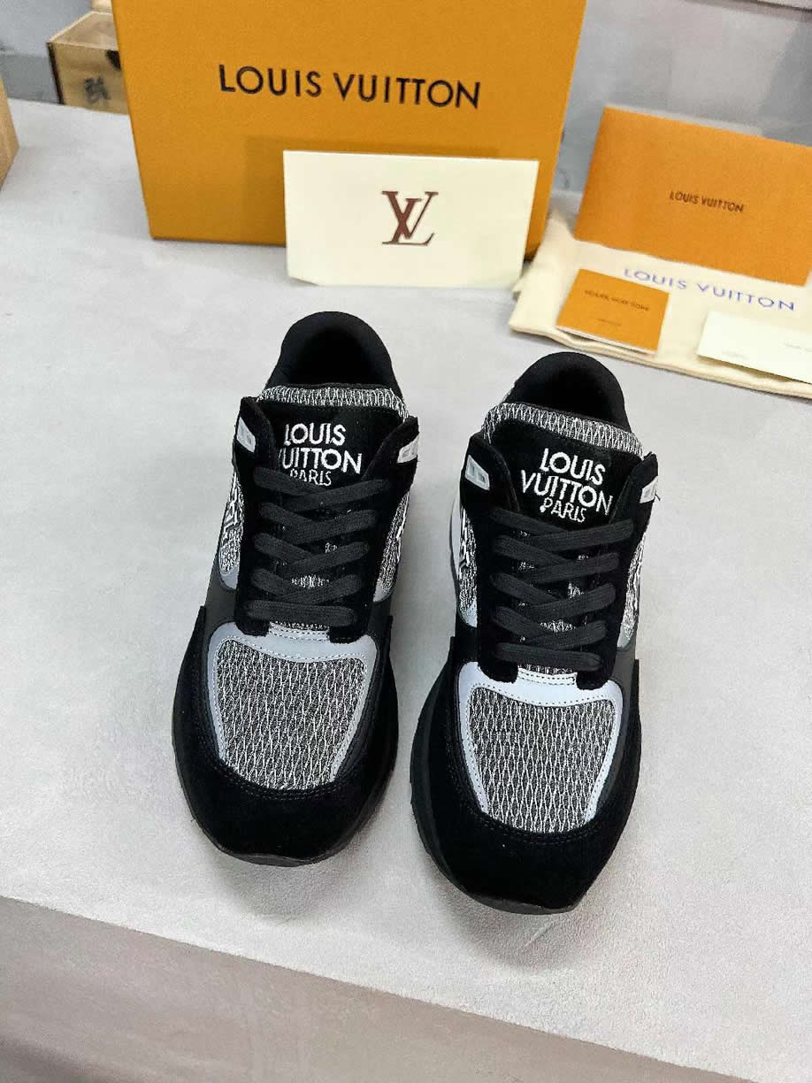 ルイ・ヴィトン ランナウェイ・ライン スニーカー ブラック shoes557 - 画像 (2)