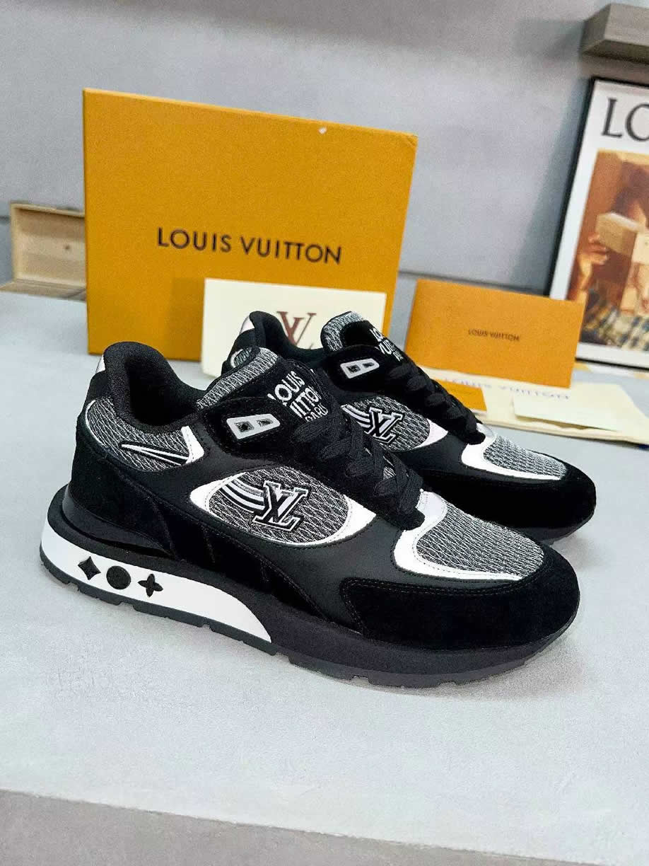 ルイ・ヴィトン ランナウェイ・ライン スニーカー ブラック shoes557 - 画像 (4)