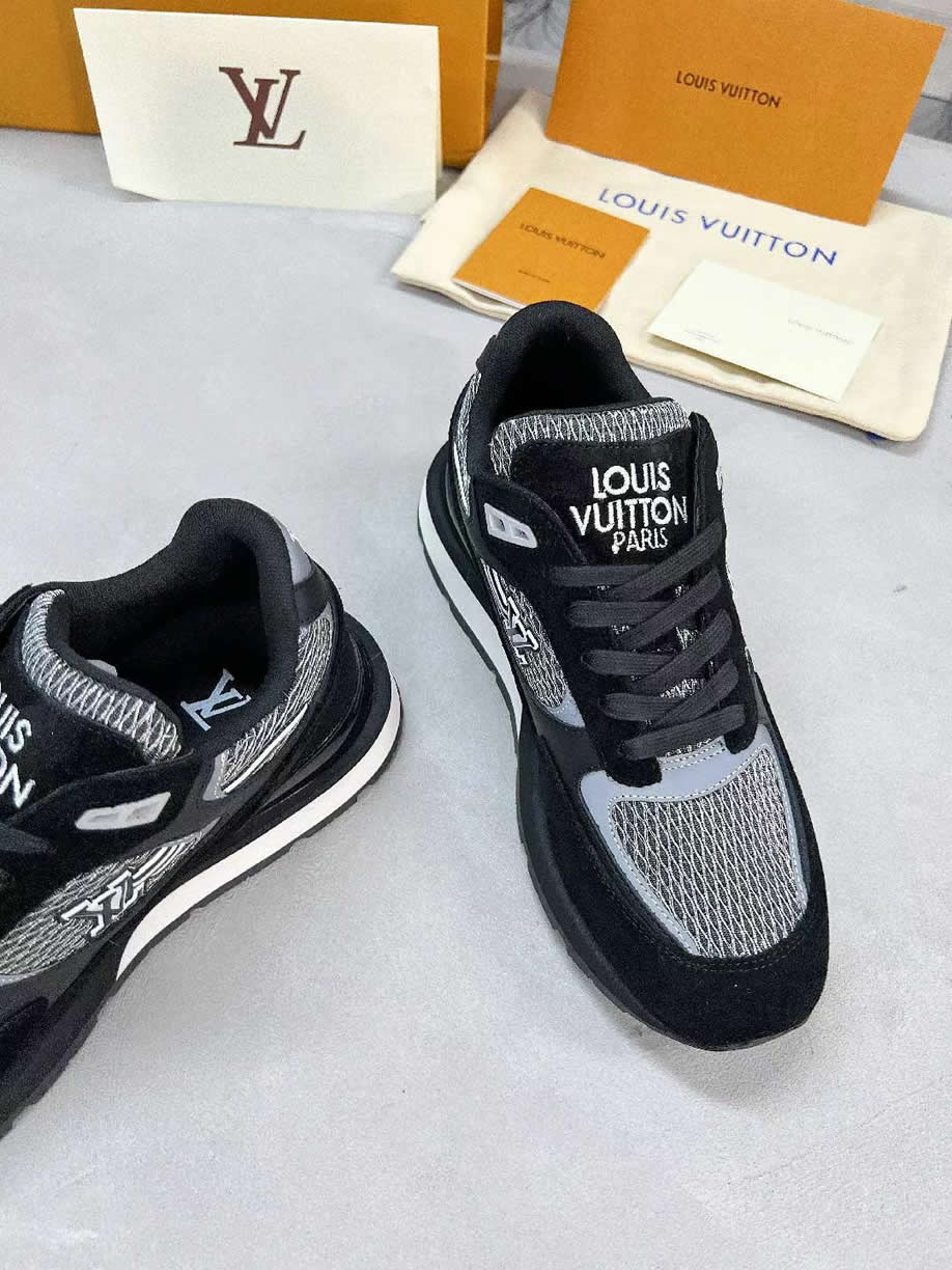 ルイ・ヴィトン ランナウェイ・ライン スニーカー ブラック shoes557 - 画像 (6)
