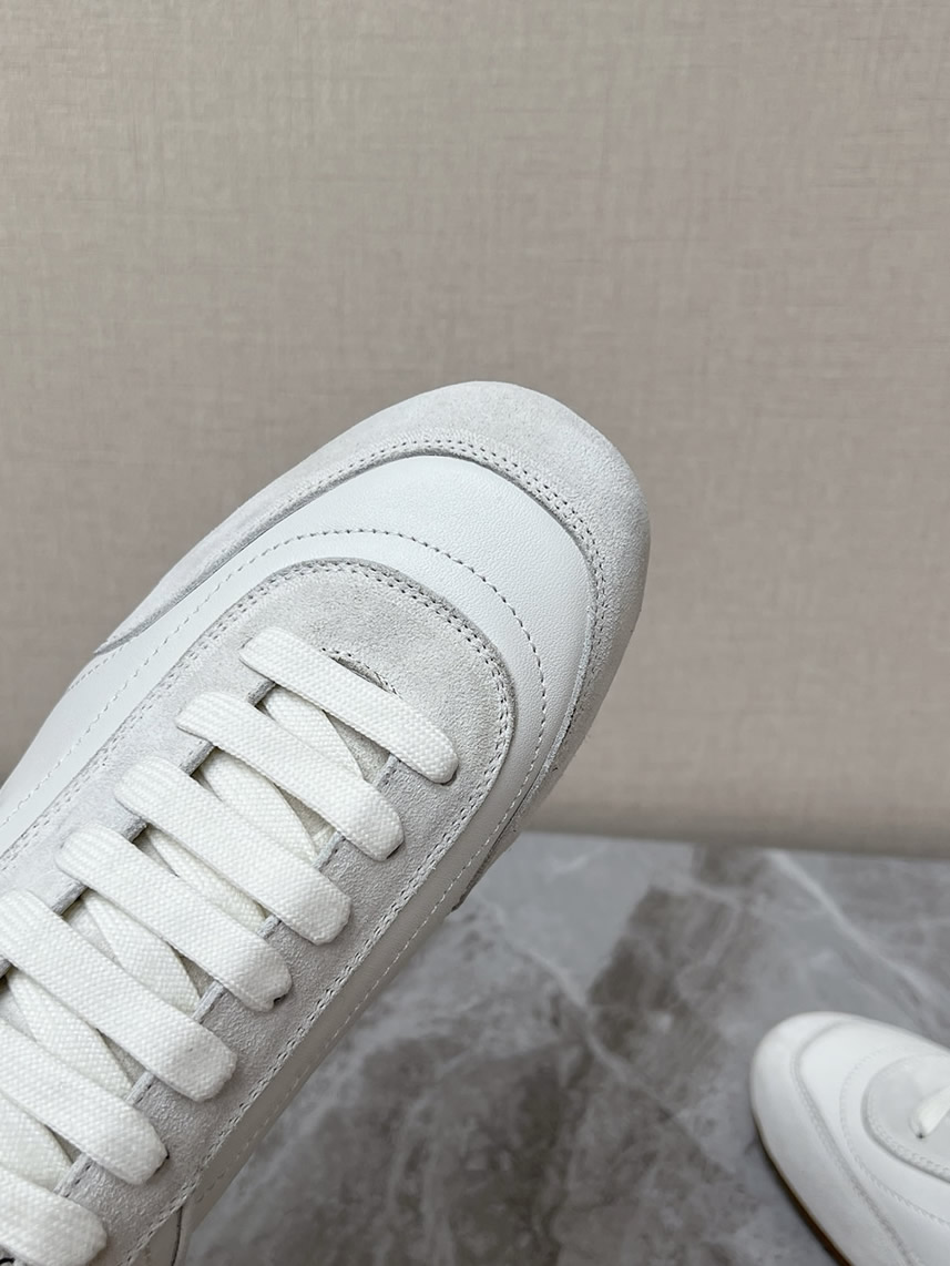 バーバリー ホワイト レザー スニーカー shoes560 - 画像 (6)