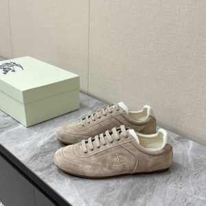 バーバリー ベージュ スエード スニーカー shoes565