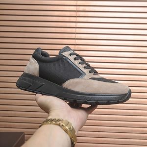 プラダ ブラック×ベージュ テクニカルスニーカー shoes576