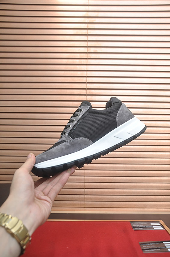 プラダ グレー×ブラック テクニカルスニーカー shoes579 - 画像 (5)