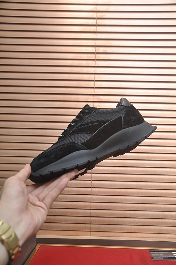 プラダ オールブラック テクニカルスニーカー shoes582 - 画像 (5)