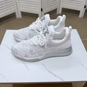 ルイ・ヴィトン モノグラム 針ニット スニーカー ホワイト shoes584