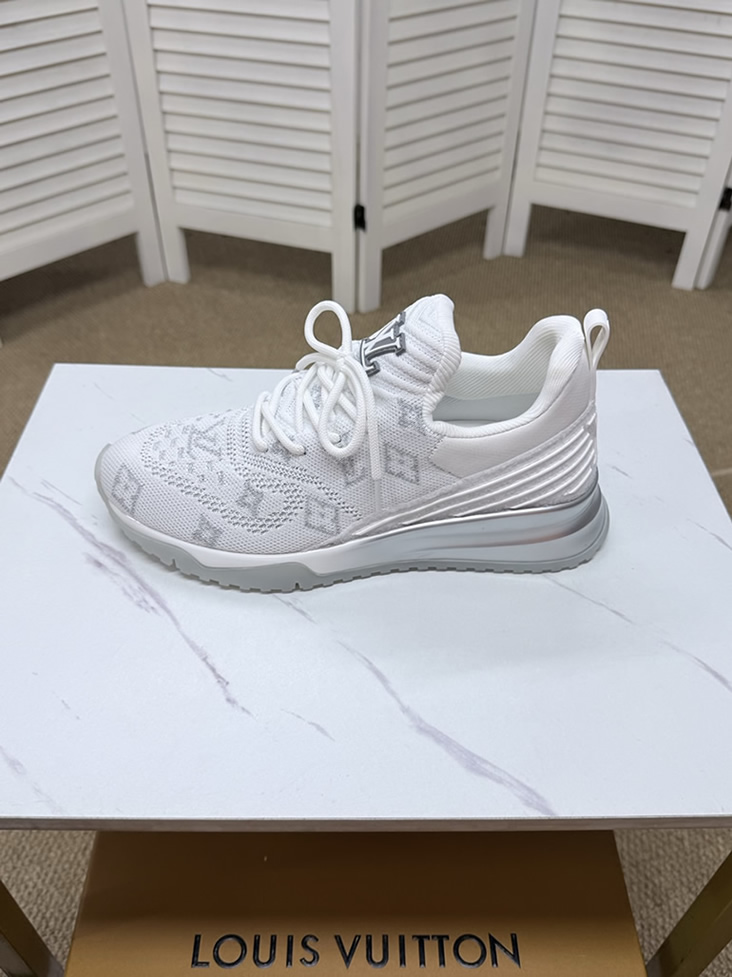 ルイ・ヴィトン モノグラム 針ニット スニーカー ホワイト shoes584 - 画像 (3)