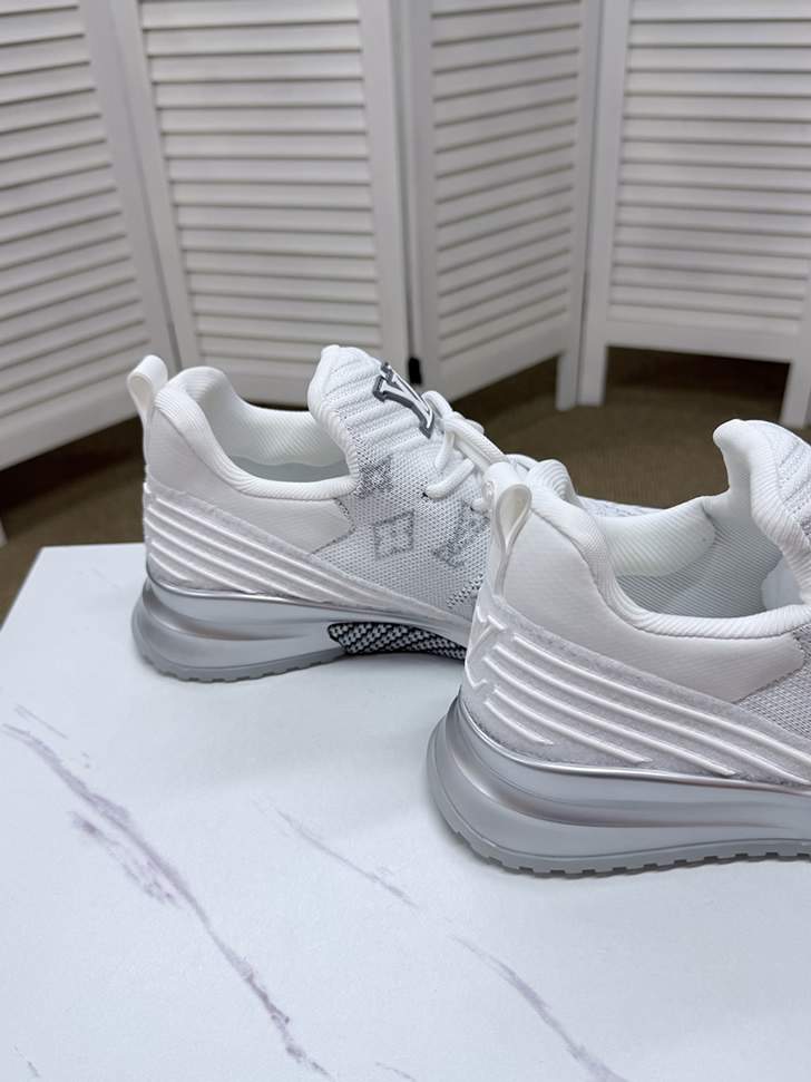 ルイ・ヴィトン モノグラム 針ニット スニーカー ホワイト shoes584 - 画像 (4)
