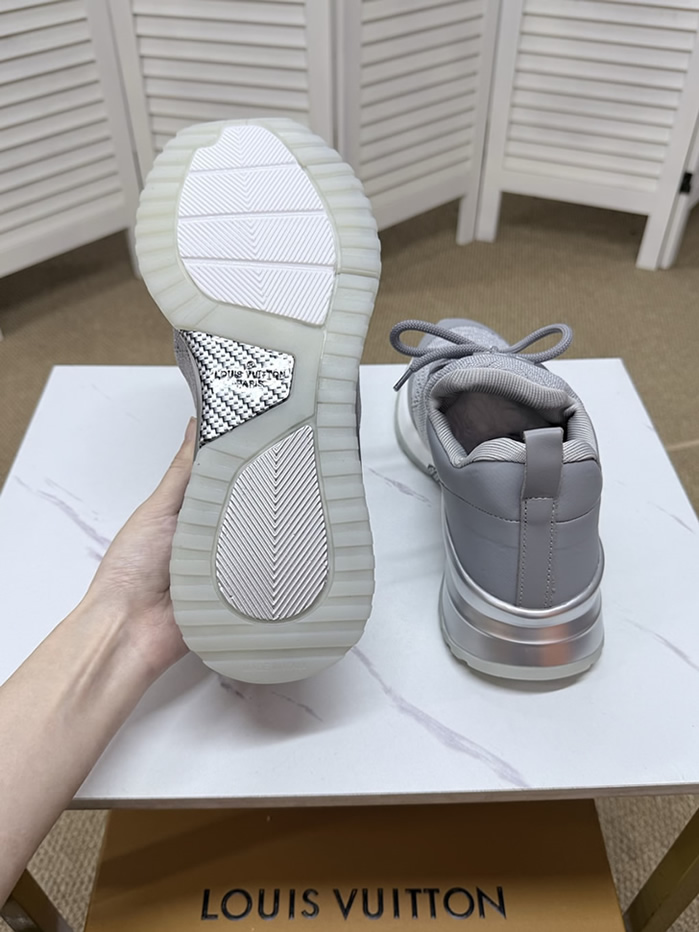 ルイ・ヴィトン 針ニット スニーカー グレー shoes585 - 画像 (7)