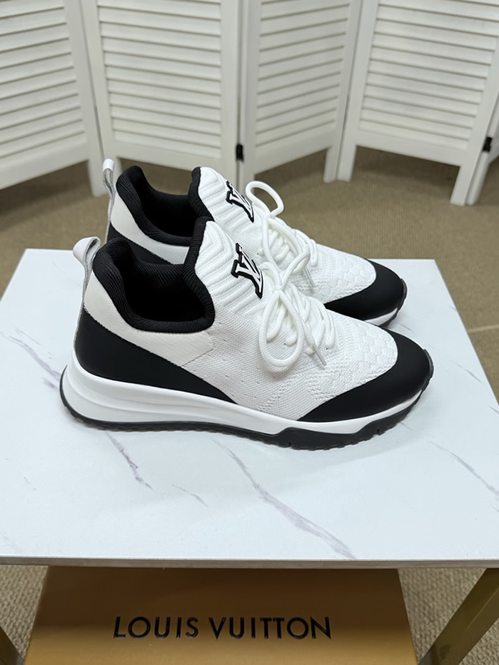 ルイ・ヴィトン ホワイト×ブラック コンビスニーカー shoes586 - 画像 (7)