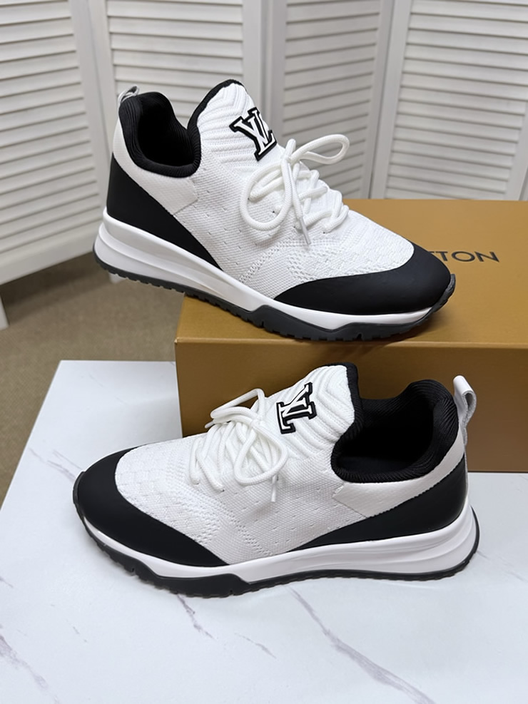 ルイ・ヴィトン ホワイト×ブラック コンビスニーカー shoes586 - 画像 (10)