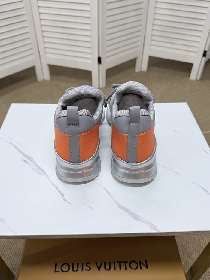 ルイ・ヴィトン 針ニット スニーカー グレー ブルー オレンジ shoes588 - 画像 (8)