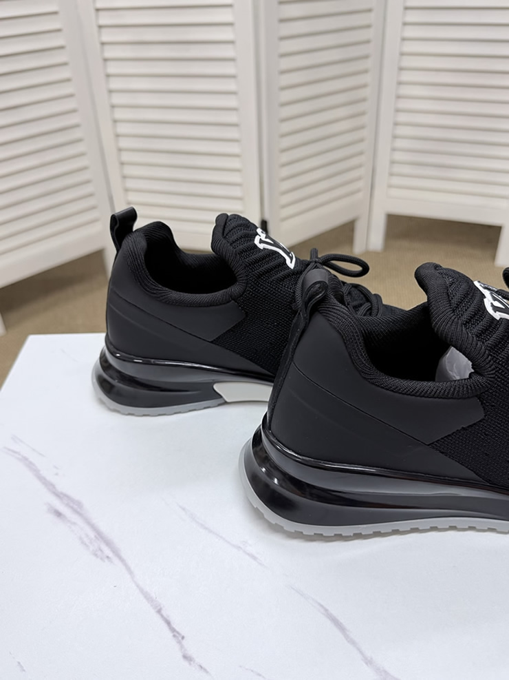 ルイ・ヴィトン 針ニット スニーカー ブラック shoes562 - 画像 (4)