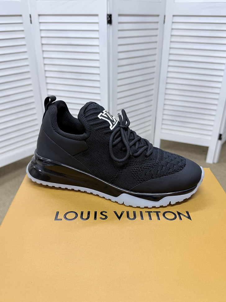 ルイ・ヴィトン 針ニット スニーカー ブラック shoes562 - 画像 (5)