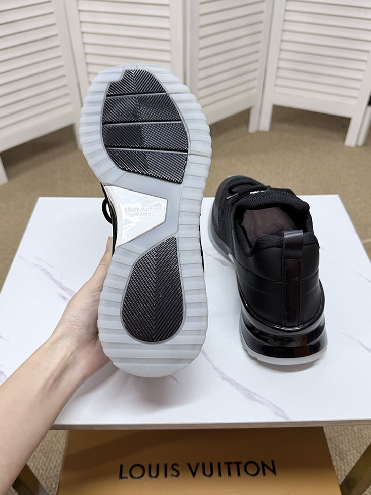 ルイ・ヴィトン 針ニット スニーカー ブラック shoes562 - 画像 (7)