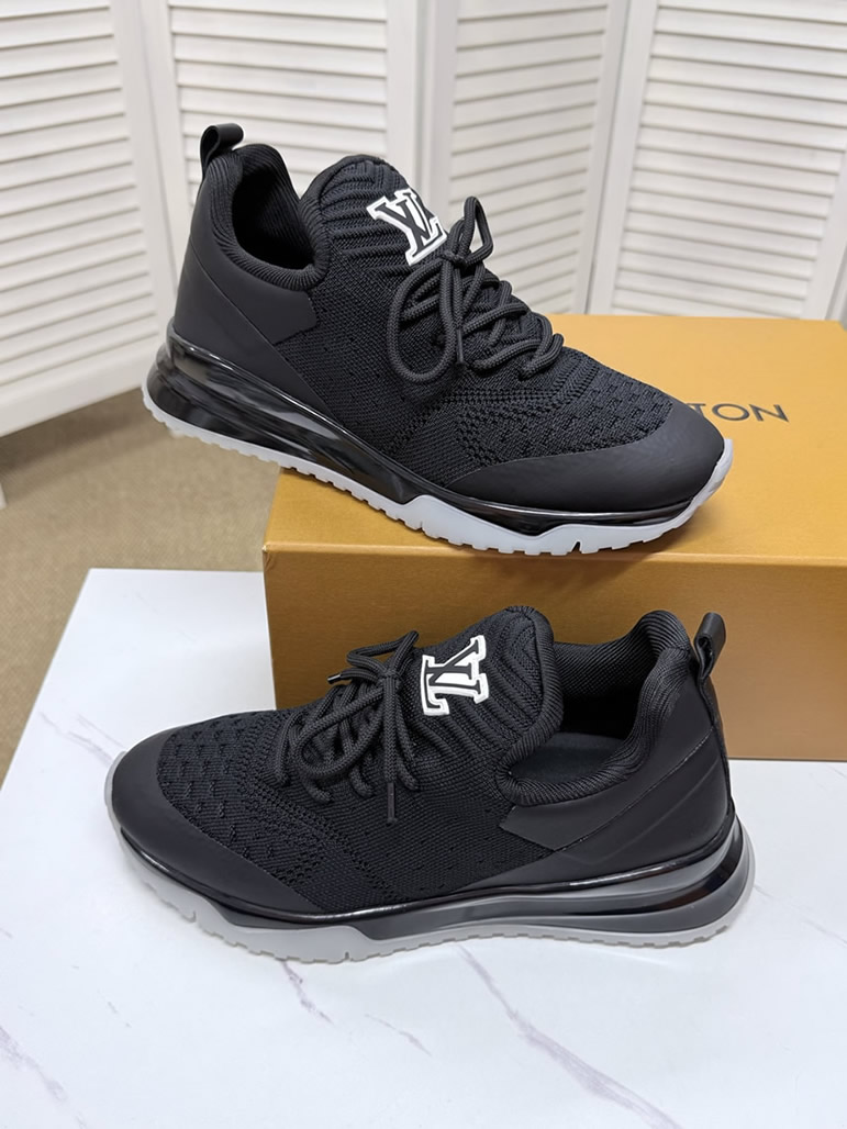 ルイ・ヴィトン 針ニット スニーカー ブラック shoes562 - 画像 (9)