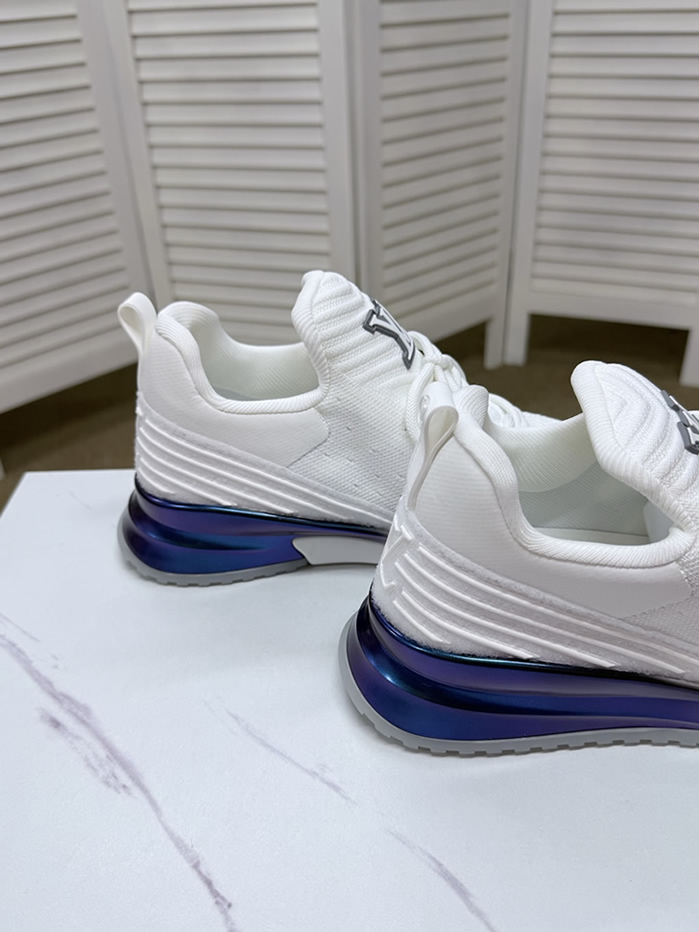 ルイ・ヴィトン 針ニット スニーカー ホワイト パープル shoes563 - 画像 (4)