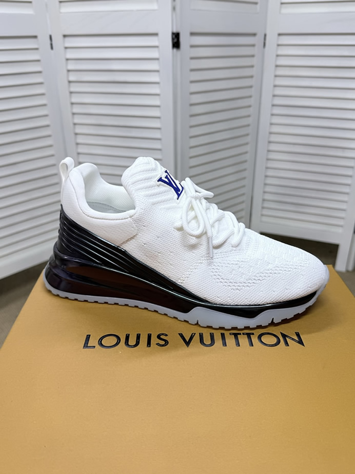 ルイ・ヴィトン 針ニット スニーカー ホワイト パープル shoes564 - 画像 (5)