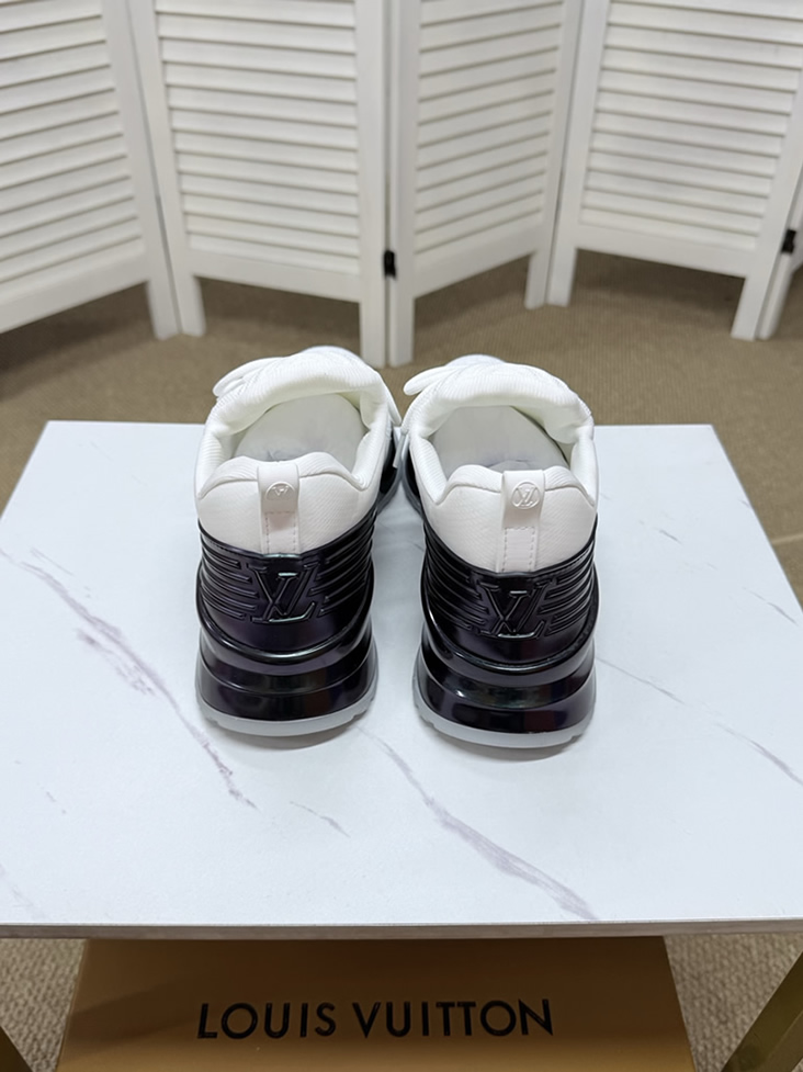 ルイ・ヴィトン 針ニット スニーカー ホワイト パープル shoes564 - 画像 (8)