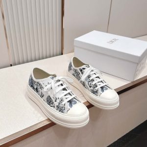 ディオール フローラルプリント キャンバス厚底スニーカー shoes580