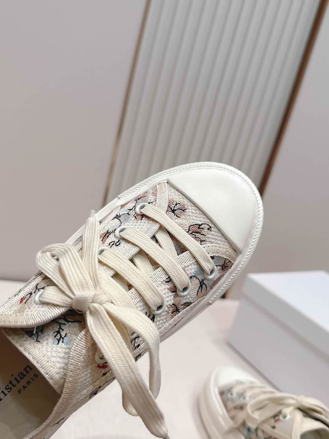 ディオール ボタニカルプリント キャンバス厚底スニーカー shoes581 - 画像 (5)