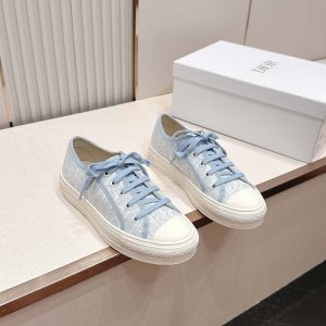 ディオール モノグラム キャンバス 厚底スニーカー ブルー shoes591