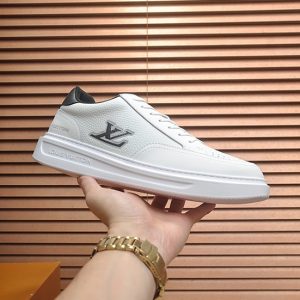 ルイ・ヴィトン グレインレザー スニーカー ホワイト/ブラック shoes587