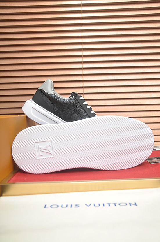 ルイ・ヴィトン グレインレザー スニーカー ブラック/ホワイト shoes589 - 画像 (7)