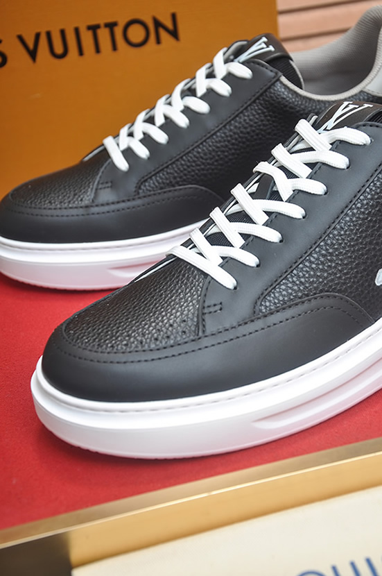 ルイ・ヴィトン グレインレザー スニーカー ブラック/ホワイト shoes589 - 画像 (8)