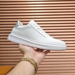 ルイ・ヴィトン ミニ・モノグラム レザー 厚底スニーカー ホワイト shoes594
