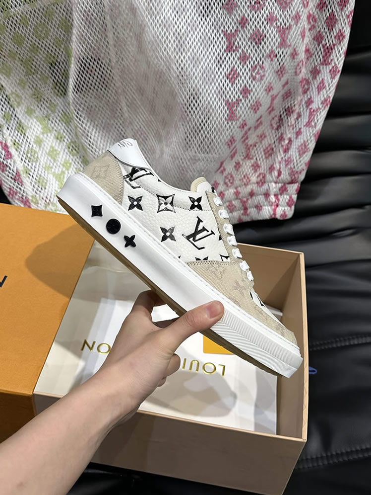 ルイ・ヴィトン モノグラム スニーカー ホワイト ベージュ shoes623 - 画像 (5)