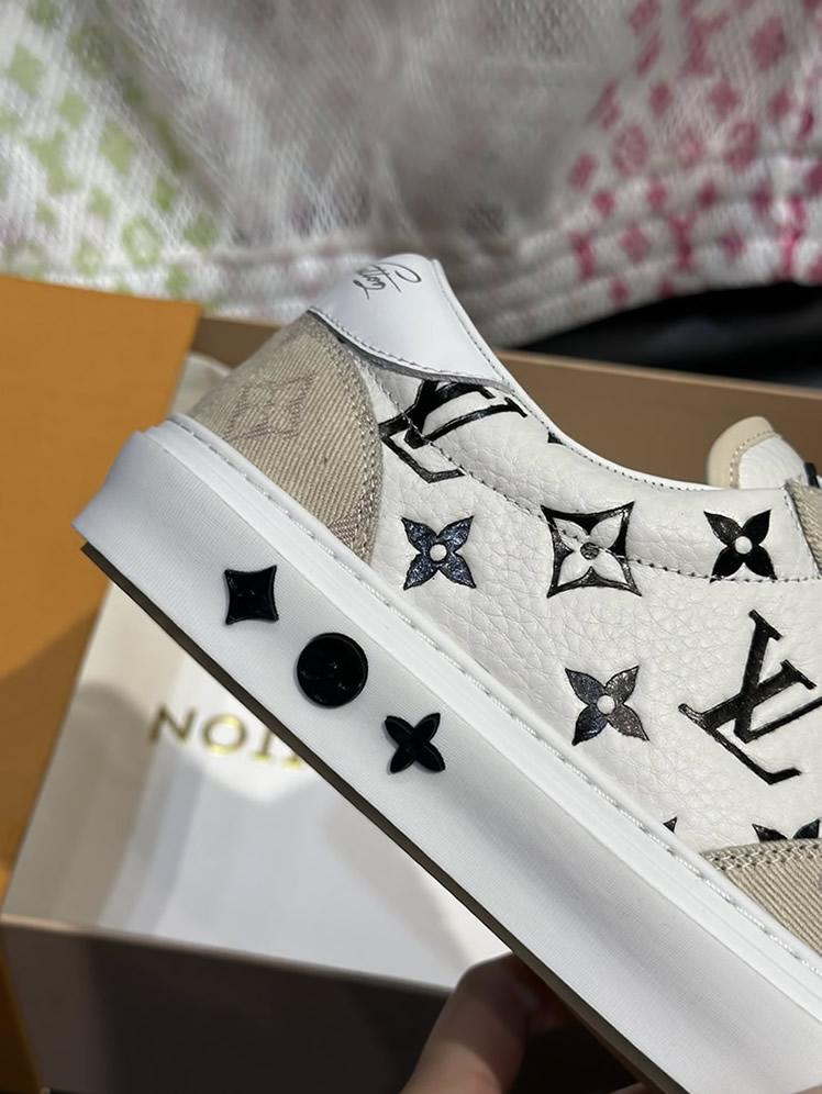 ルイ・ヴィトン モノグラム スニーカー ホワイト ベージュ shoes623 - 画像 (6)