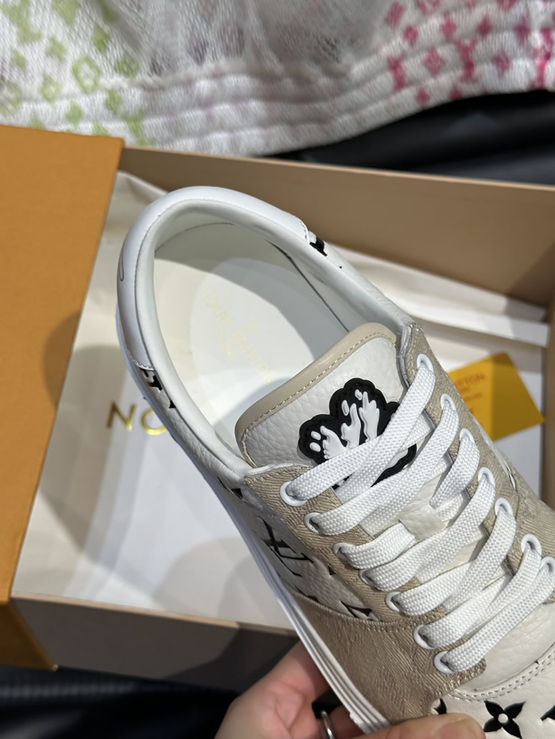 ルイ・ヴィトン モノグラム スニーカー ホワイト ベージュ shoes623 - 画像 (8)
