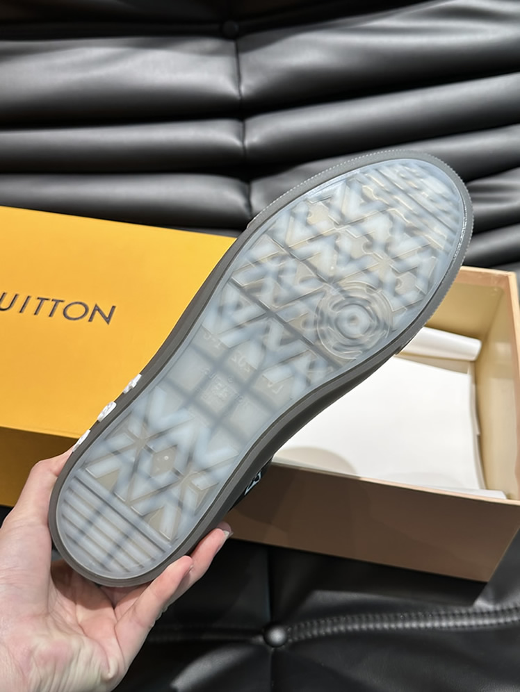 ルイ・ヴィトン モノグラム スニーカー ブラック ホワイト shoes625 - 画像 (9)