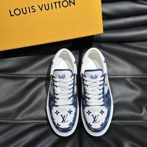 ルイ・ヴィトン モノグラム スニーカー ホワイト ブルー shoes627