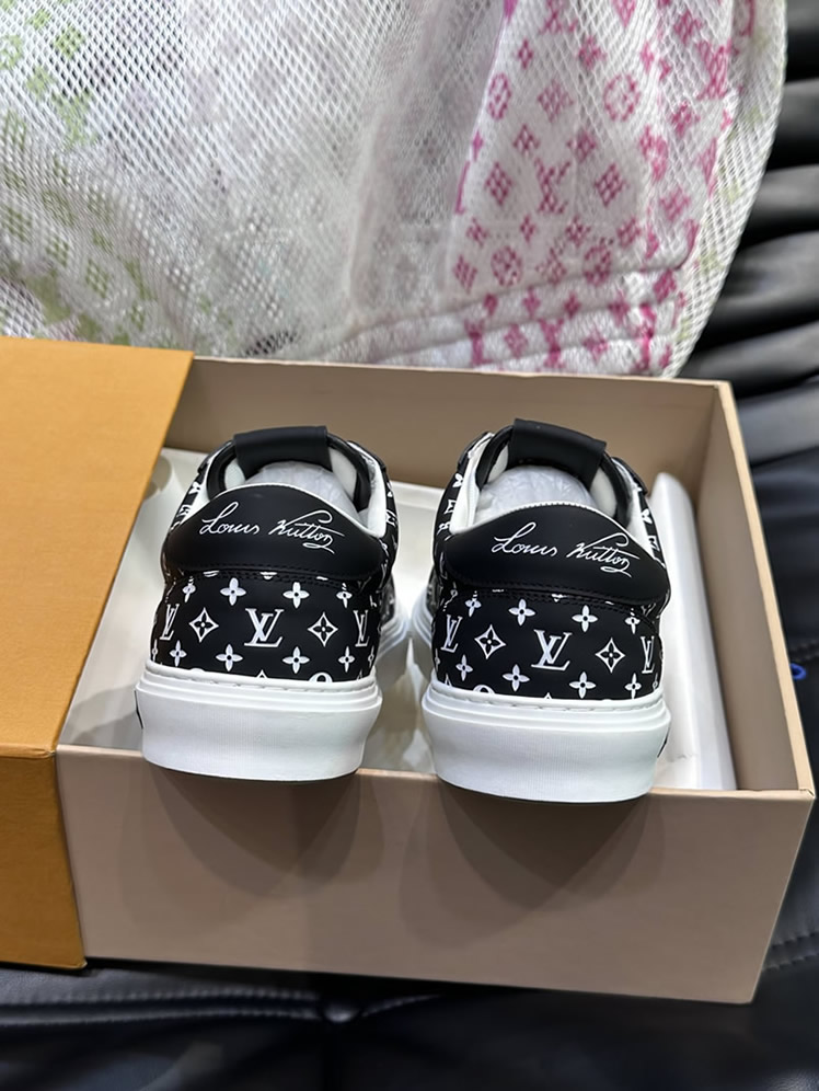ルイ・ヴィトン モノグラム スニーカー ブラック ホワイト shoes629 - 画像 (7)