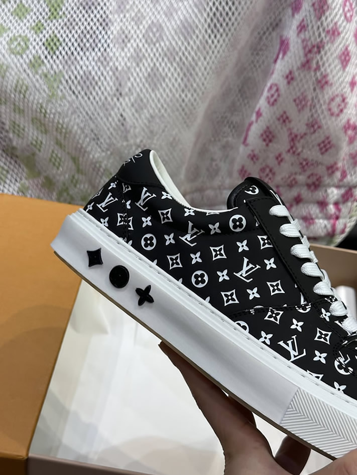 ルイ・ヴィトン モノグラム スニーカー ブラック ホワイト shoes629 - 画像 (8)