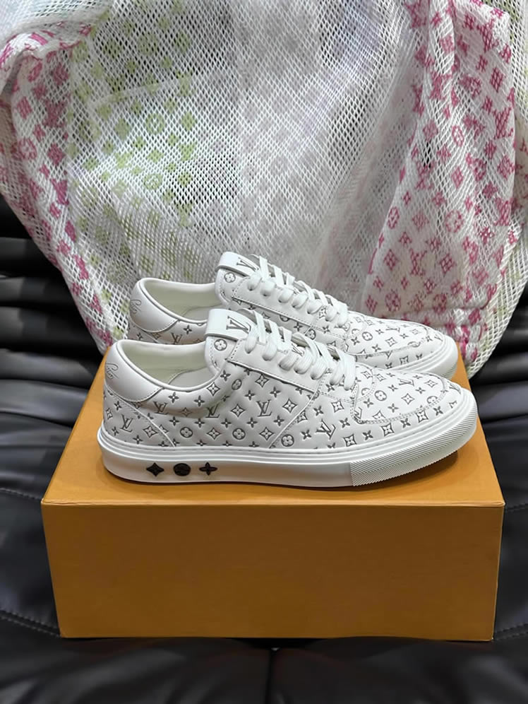 ルイ・ヴィトン モノグラム スニーカー ホワイト グレー shoes630 - 画像 (3)