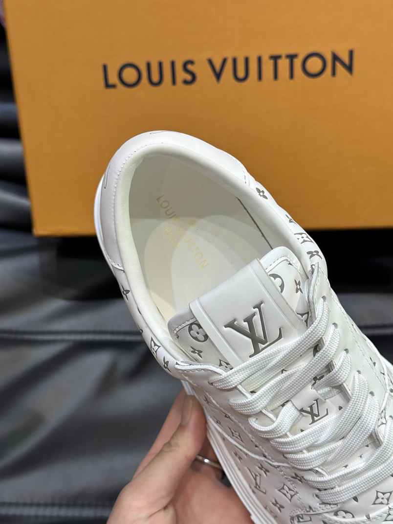 ルイ・ヴィトン モノグラム スニーカー ホワイト グレー shoes630 - 画像 (7)