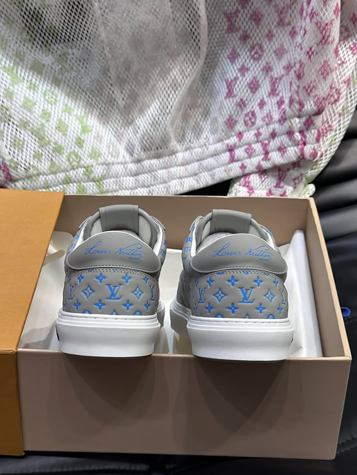 ルイ・ヴィトン モノグラム スニーカー グレー ブルー shoes631 - 画像 (6)