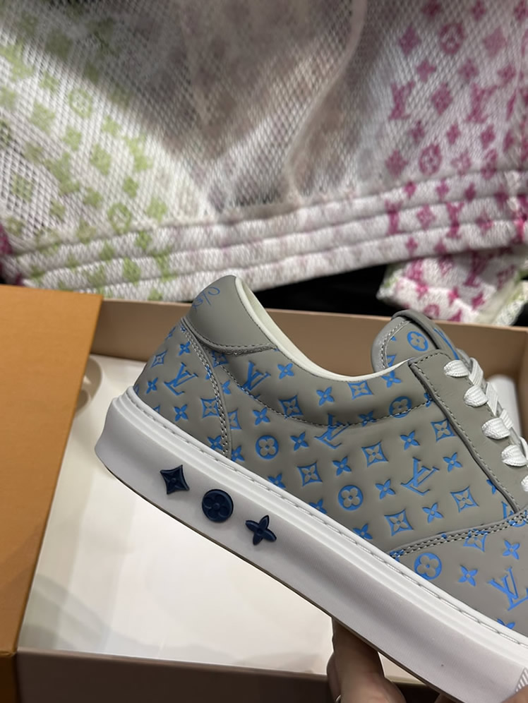 ルイ・ヴィトン モノグラム スニーカー グレー ブルー shoes631 - 画像 (7)
