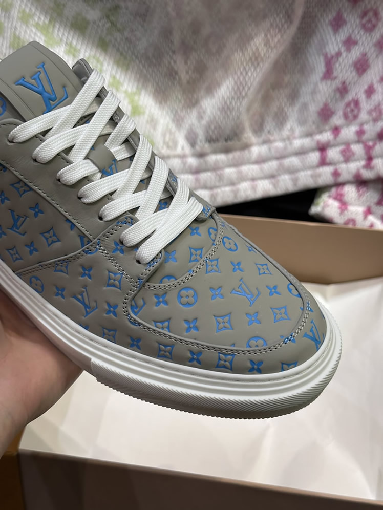 ルイ・ヴィトン モノグラム スニーカー グレー ブルー shoes631 - 画像 (8)