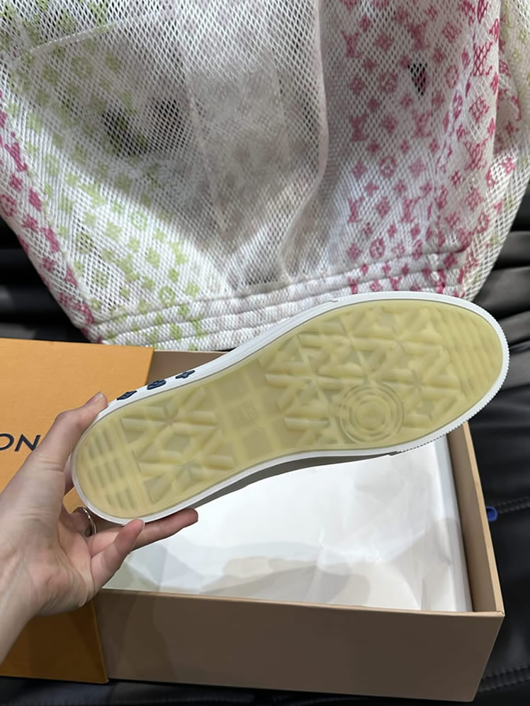 ルイ・ヴィトン モノグラム スニーカー グレー ブルー shoes631 - 画像 (9)