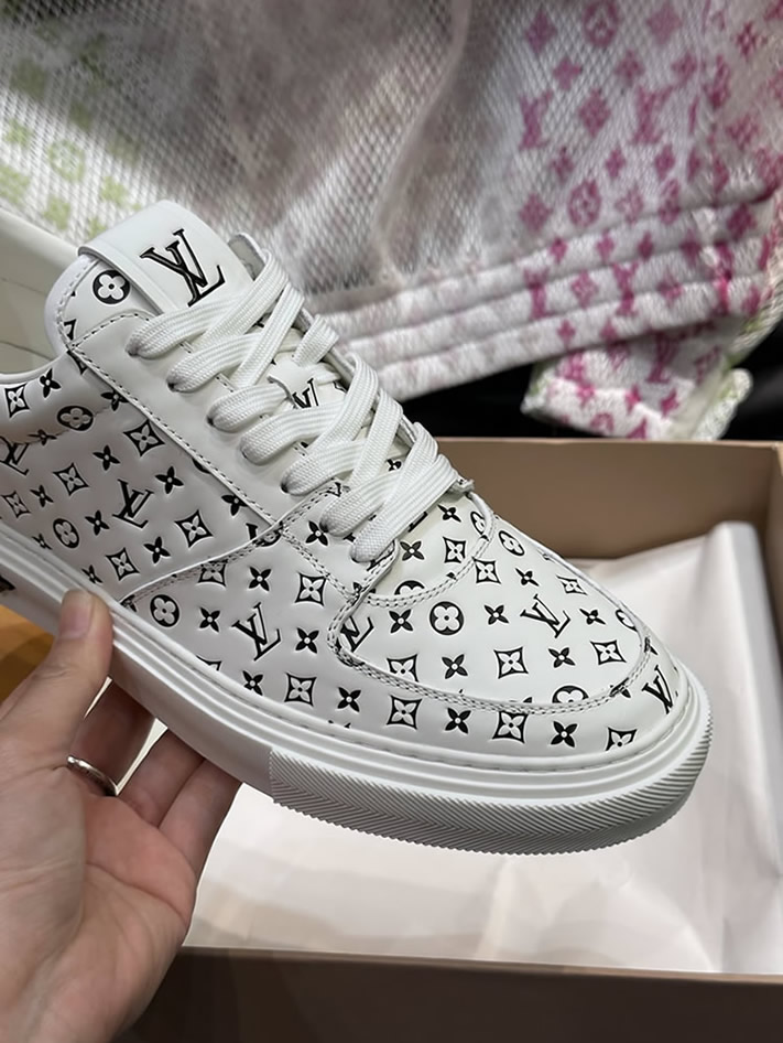 ルイ・ヴィトン モノグラム スニーカー ホワイト ブラック shoes632 - 画像 (8)