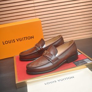 ルイ・ヴィトン メジャー・ライン ローファー ダミエ アンフィニ ブラウン shoes637