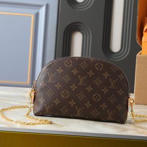 ルイヴィトン モノグラム ポシェット コスメティック チェーンショルダーバッグ ブラウン M46579