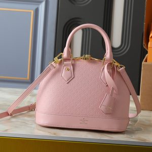 ルイヴィトン モノグラム アンプラント アルマ BB 2WAY ハンドバッグ ピンク M29491