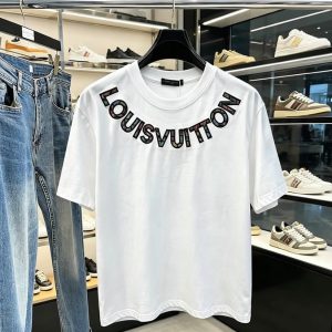 ルイ・ヴィトン アーチロゴ マルチカラー 半袖 Tシャツ ホワイト FS575